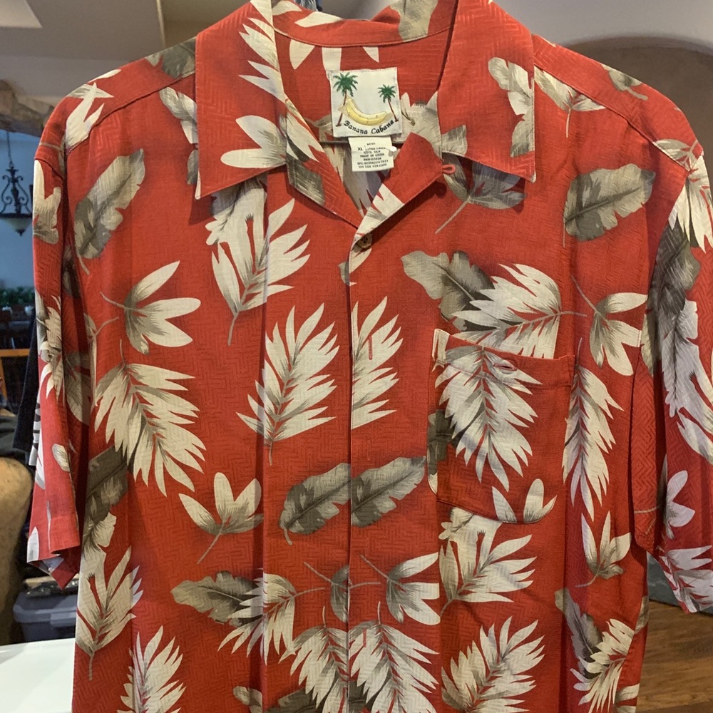 Men’s Silk Hawaiian Print Shirt
